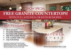 Free Granite Countertop with Full Kitchen Remodel
