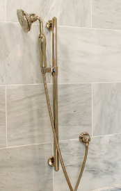 Wall mounted showerheads